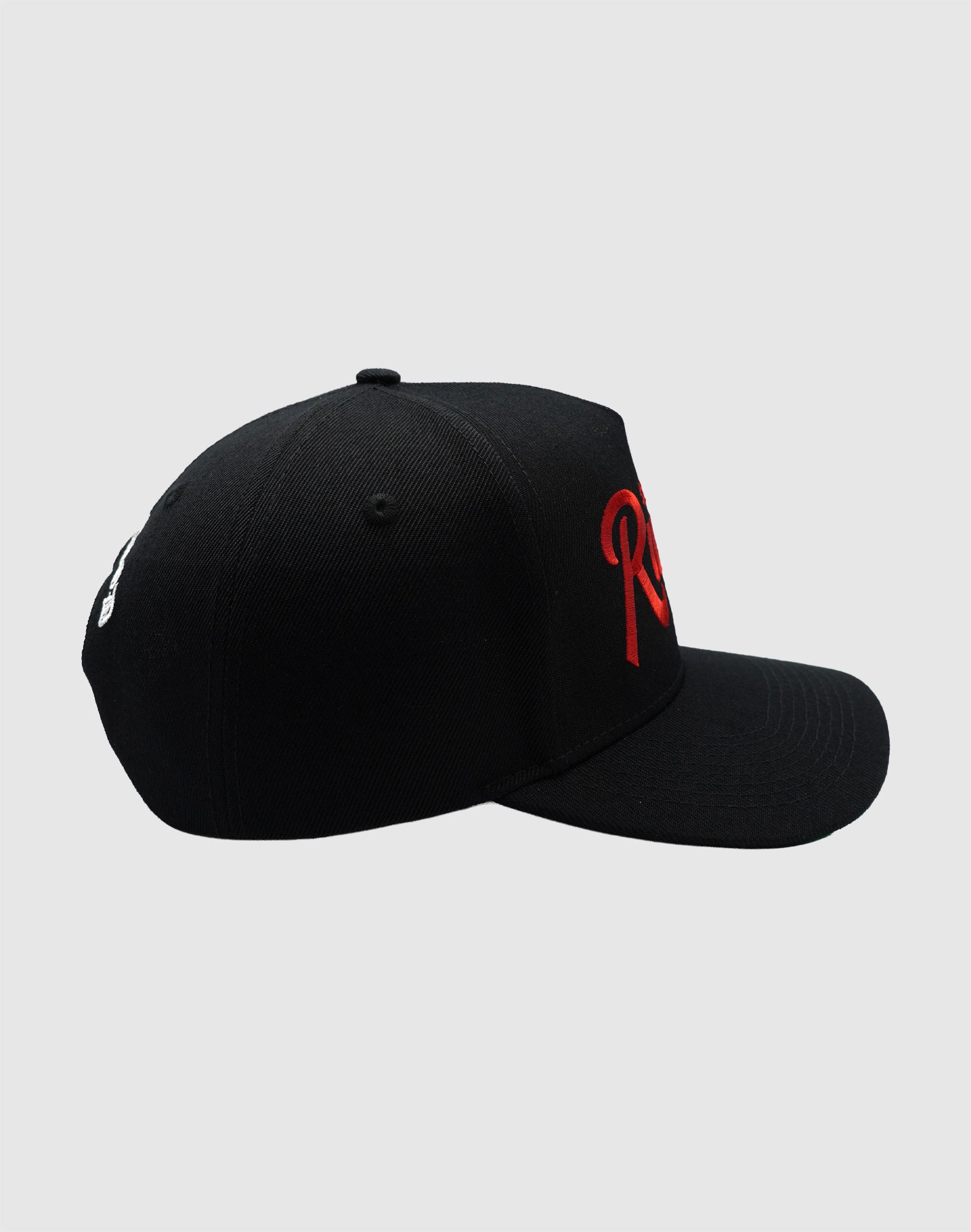 RUMORZ VINTAGE HLYW UPSIDE DOWN RMZ CAP BLACK-RED