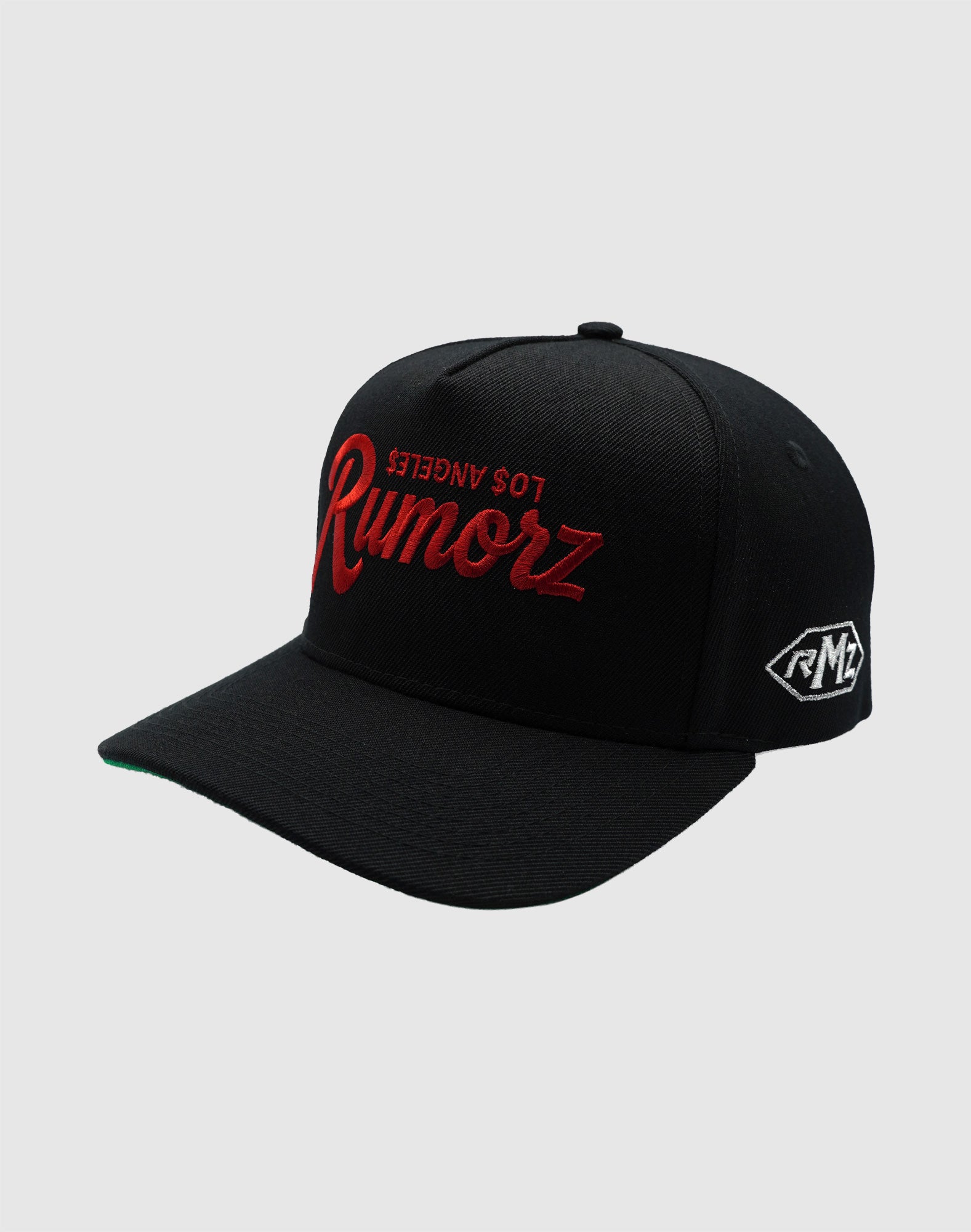 RUMORZ VINTAGE HLYW UPSIDE DOWN RMZ CAP BLACK-RED
