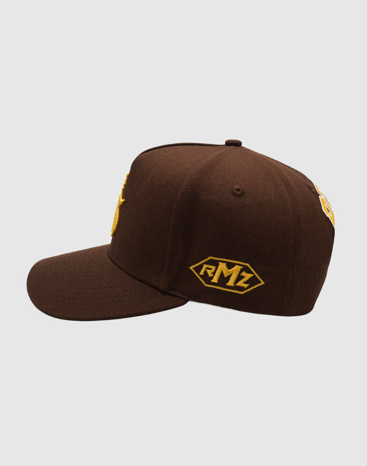 SD CLASSIC UPSIDE DOWN RMZ CAP BROWN-GOLD