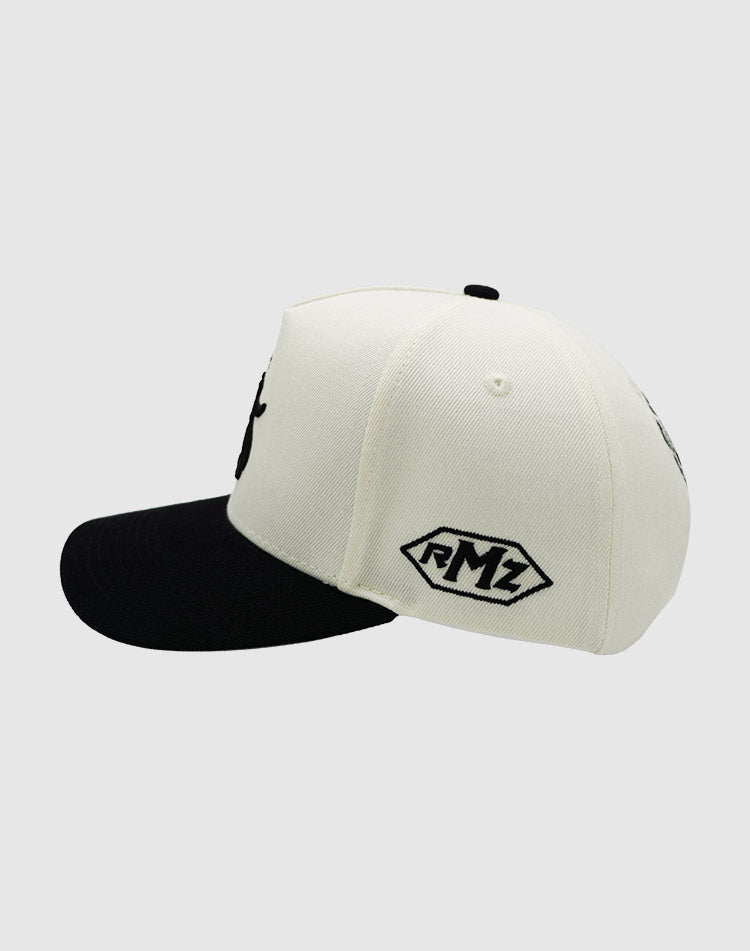 SQX CHROME UPSIDE DOWN RMZ CAP CREAM BLACK