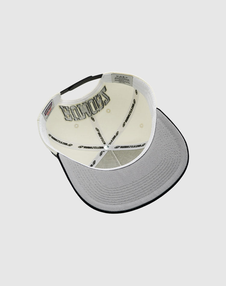 SQX CHROME UPSIDE DOWN RMZ CAP CREAM BLACK