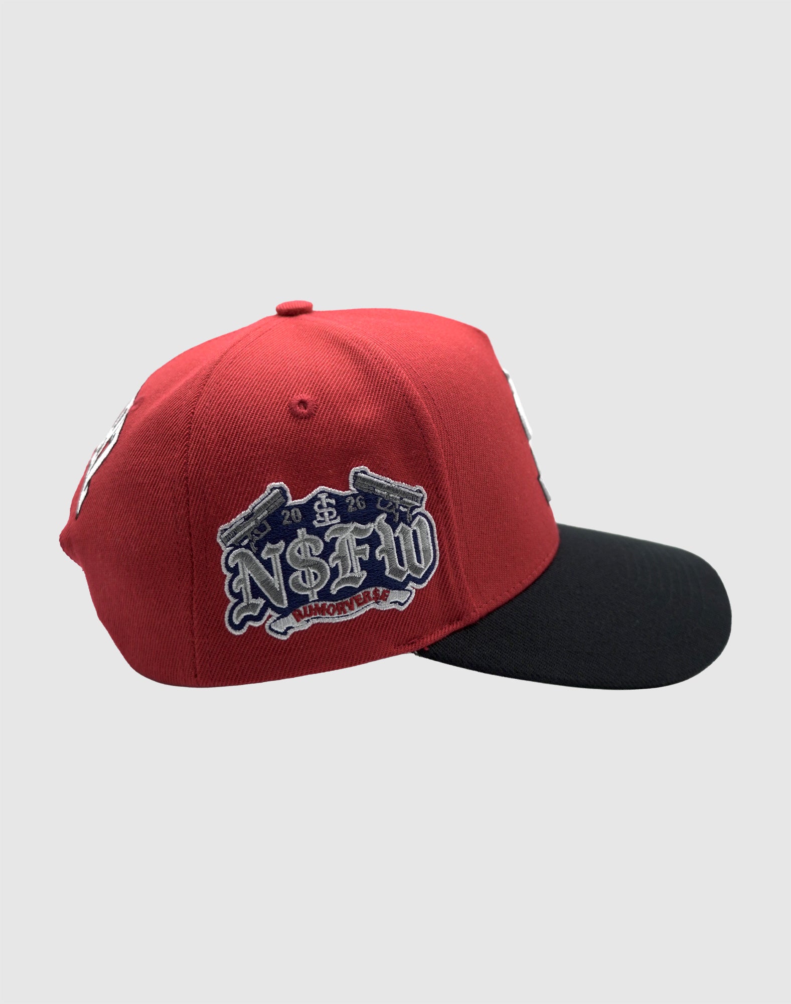 TS CLASSIC UPSIDE DOWN RMZ CAP CHERRY RED BLACK