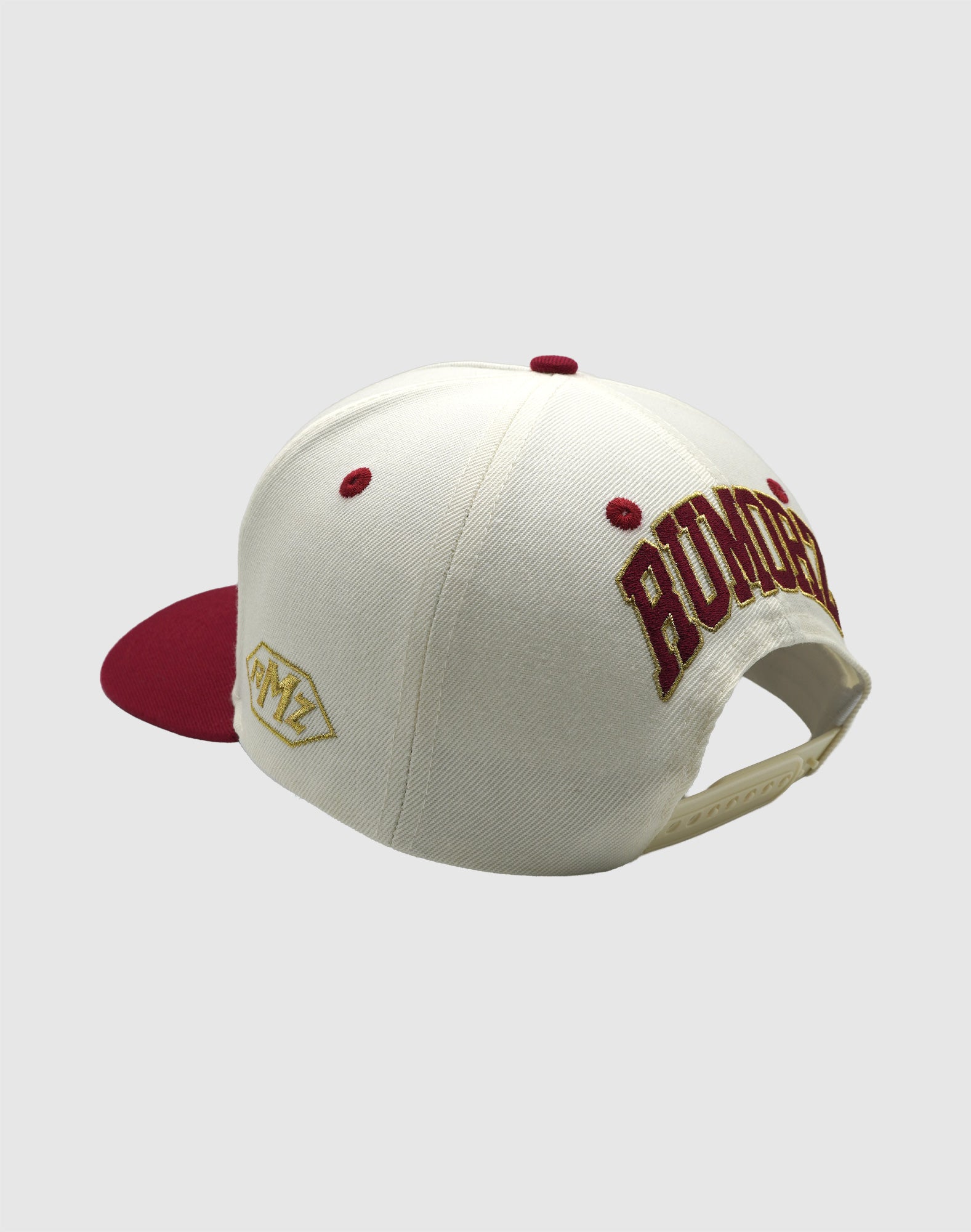 TS CLASSIC UPSIDE DOWN RMZ CAP CREAM BURGUNDY-GOLD