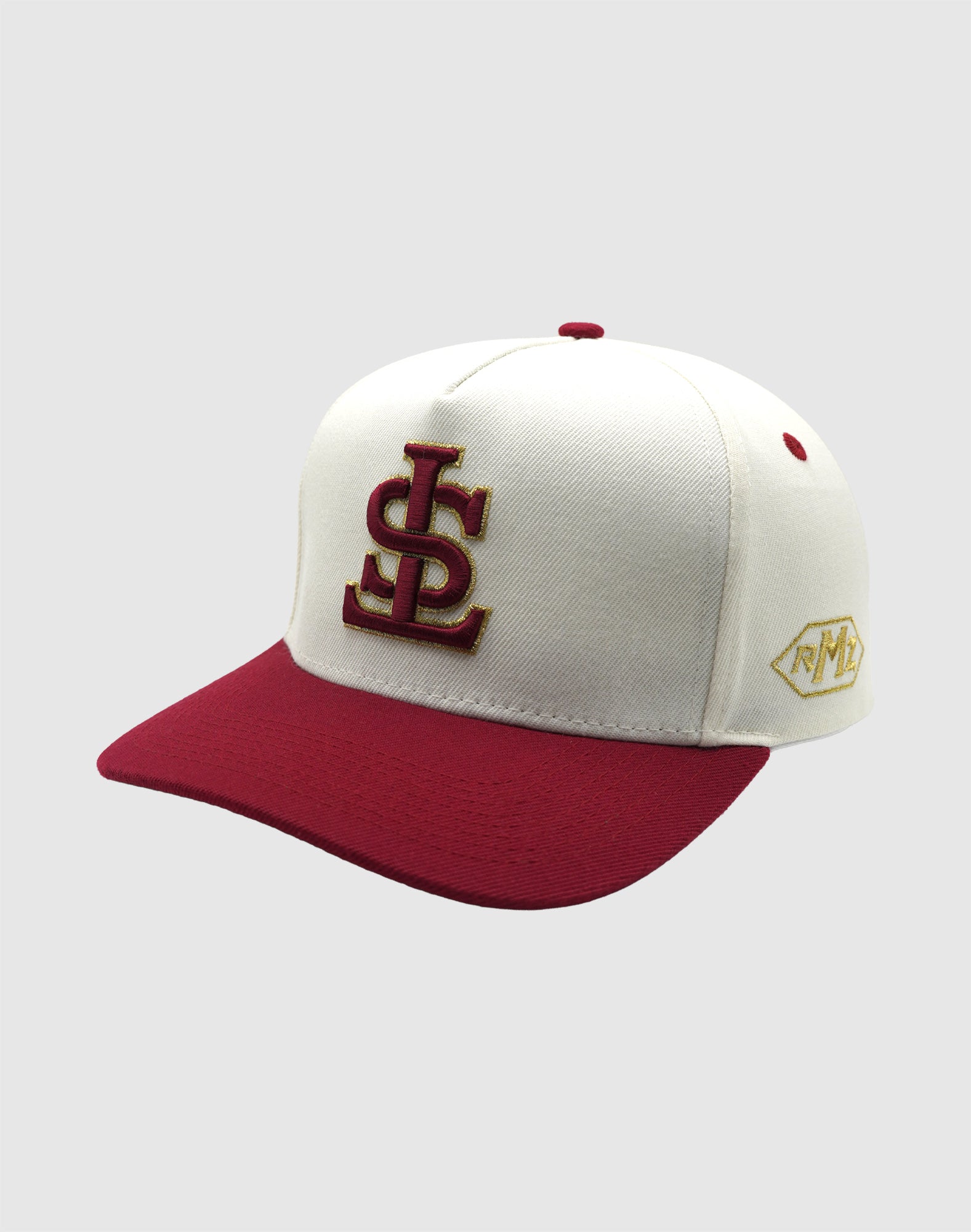 TS CLASSIC UPSIDE DOWN RMZ CAP CREAM BURGUNDY-GOLD