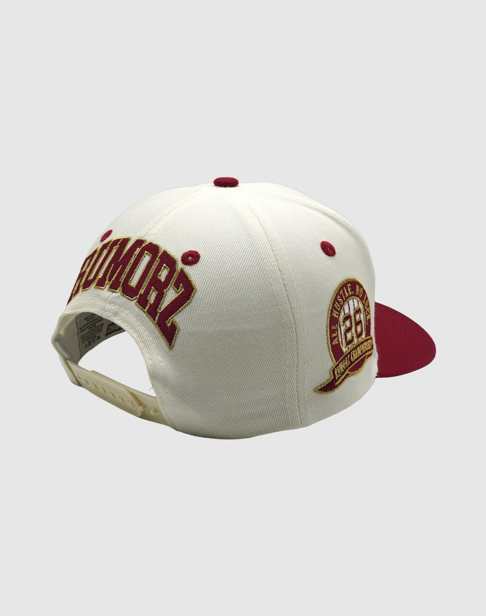 TS CLASSIC UPSIDE DOWN RMZ CAP CREAM BURGUNDY-GOLD