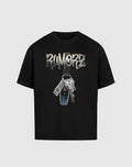 ZRMZ YAMBO KEYZ WHITE AND BLACK TEE