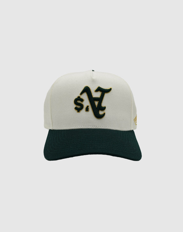 A'$ CLASSIC UPSIDE DOWN RMZ CAP CREAM GREEN